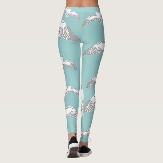 Seagulls Galore Vrouwen Leggings (Achterkant)