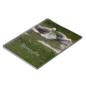 Seagulls in een puddle notitieboek (Linkerzijde)