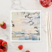 SeaGulls in Flight" Snappapier door Willowcatdesig Servet (Insitu)