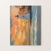 Seagulls Lighthouse Jigzaag Puzzle Legpuzzel (Verticaal)