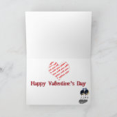 Seagulls - Lovevogels op de Sunset Valentijnsdag Feestdagen Kaart (Binnen)