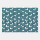 Seagulls Nautical Inpakpapier Vel (Voorkant 2)