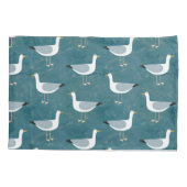 Seagulls Nautical Kussensloop (Achterkant)