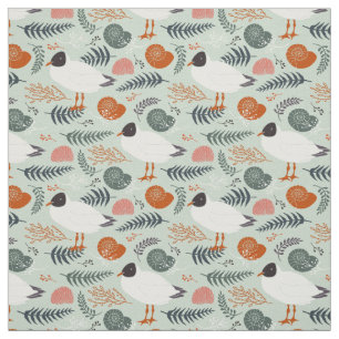 Seagulls Nautical Print Stof