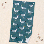 Seagulls Nautical Strandlaken