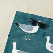 Seagulls Nautical Strandlaken (In situ)