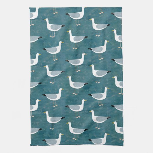 Seagulls Nautical Theedoek (Verticaal)