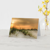 Seagulls op Sunrise Kaart (Gele Bloem)