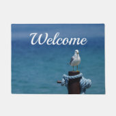 Seagulls Paradise bij Mackinac Welcome Doormat Deurmat (Voorkant)