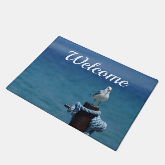 Seagulls Paradise bij Mackinac Welcome Doormat Deurmat (Schuin)