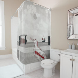 Seagulls selfies douchegordijn