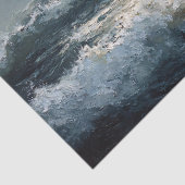 Seagulls Stormy Ocean Fine Art Tissuepapier (Detail)