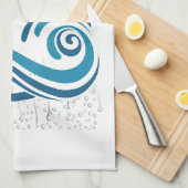 Seagulls Waves Zee Theedoek (Quarter Fold)