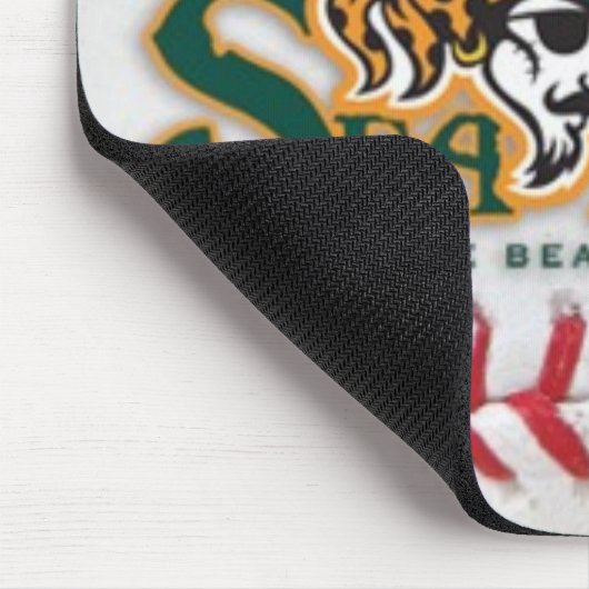 Seahawk Baseball Mousepad Muismat (Hoek)