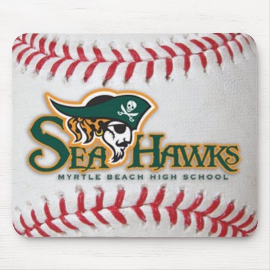 Seahawk Baseball Mousepad Muismat (Voorkant)
