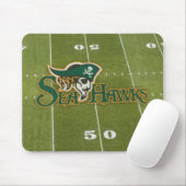 Seahawk Football Field Mousepad Muismat (Met muis)