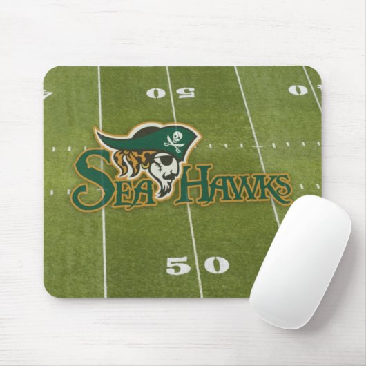 Seahawk Football Field Mousepad Muismat (Met muis)