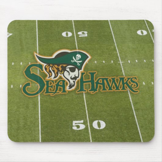 Seahawk Football Field Mousepad Muismat (Voorkant)