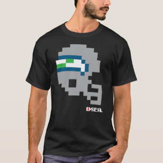 Seahawks 90s Tecmo Bowl Helm T-shirt
