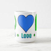 Seahawks Blauw Groen Vrede Liefde BBG Mok (Center)