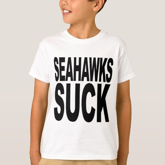 Seahawks Suck T-shirt (Voorkant)