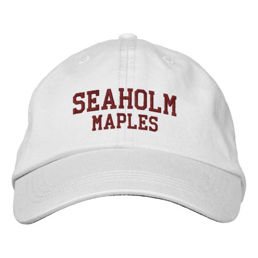 Seaholm High School Geborduurde Baseball Hat Pet (Voorkant)