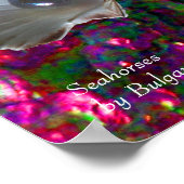 SEAHOREN, BLAUWGROEN BLAUWE MOEDER VAN PEARL POSTER (Hoek)