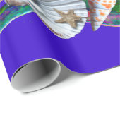 SEAHOREN IN LOVE, PINK BLAUWGROEN BLAUWE MOEDER VA CADEAUPAPIER (Rol Hoek)