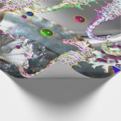 SEAHOREN IN LOVE, PINK BLAUWGROEN BLAUWE MOEDER VA CADEAUPAPIER (Hoek)