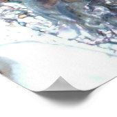 SEAHOREN IN LOVE PINK FUCHSIA MOEDER VAN PEARL POSTER (Hoek)