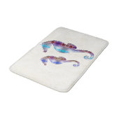 SEAHORSE 1 DUO BABY BLUE EN PINK MOSAIC BADMAT (Gekanteld)