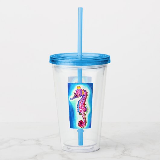 Seahorse Acryl Tumbler Acryl Drinkbeker (Voorkant)