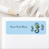 Seahorse Adresetiketten Etiket (Insitu)