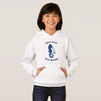Seahorse Anchor First Mate Boat of Name White