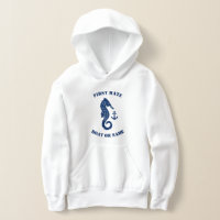 Seahorse Anchor First Mate Boat of Name White