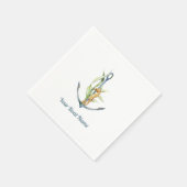 Seahorse and Anchor Nautical with Boat Name Servet (Hoek)