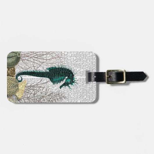 SeaHorse and Zee Urchins 2 Bagagelabel (Voorkant horizontaal)