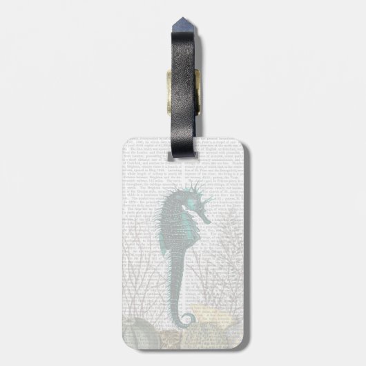 SeaHorse and Zee Urchins 2 Bagagelabel (Achterkant verticaal)