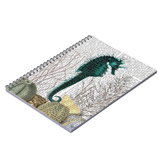 SeaHorse and Zee Urchins 2 Notitieboek (Linkerzijde)