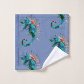Seahorse Art Badkamer Handdoek Set (Wasdoekje)