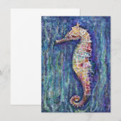 Seahorse Art, Blank Note Cards (Voorkant / Achterkant)
