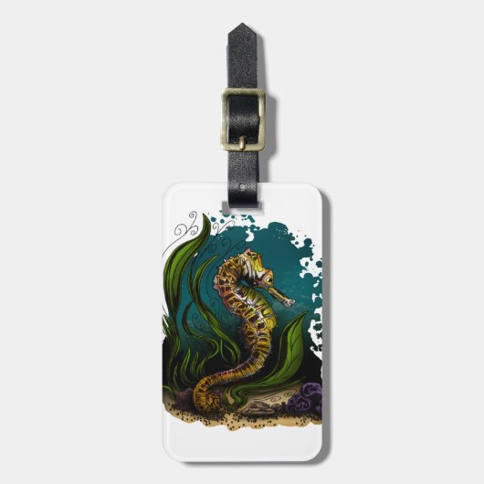 Seahorse Bagagelabel (Voorkant verticaal)
