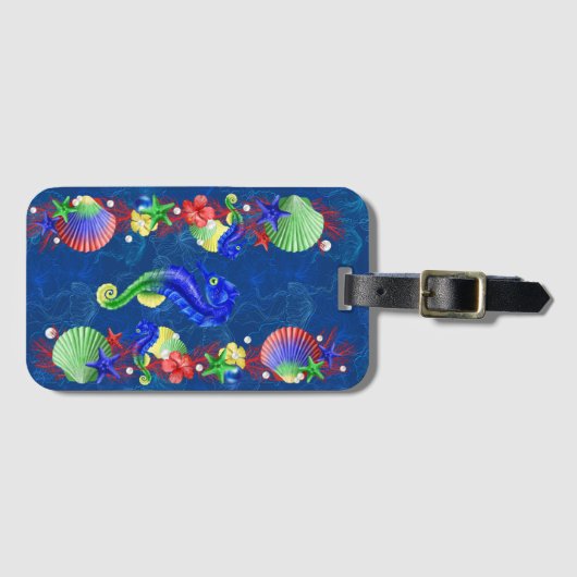 Seahorse Bagagelabel (Voorkant (horizontaal))