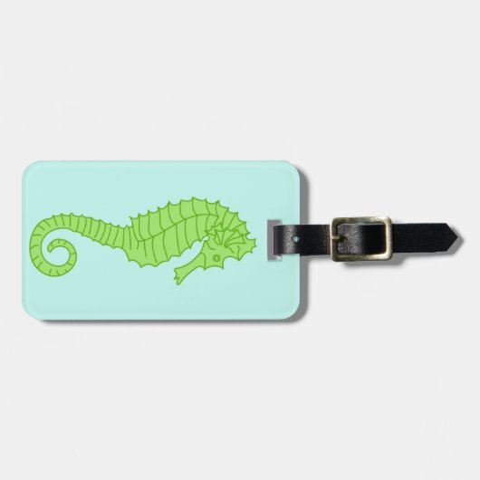 Seahorse Bagagelabel (Voorkant horizontaal)