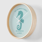 Seahorse Beach House Jaar Est Klok (Hoek)