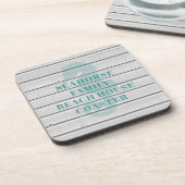 Seahorse Beach House Onderzetters - Set van 6 (Linkerzijde)