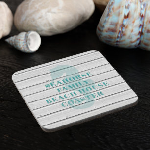 Seahorse Beach House Onderzetters - Set van 6