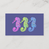 Seahorse Beach House Vakantiehuis Visitekaartje (Achterkant)