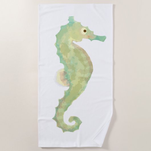 Seahorse Beach Towel Strandlaken (Voorkant)
