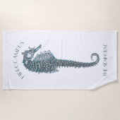 Seahorse Beach Towel Strandlaken (Voorkant)